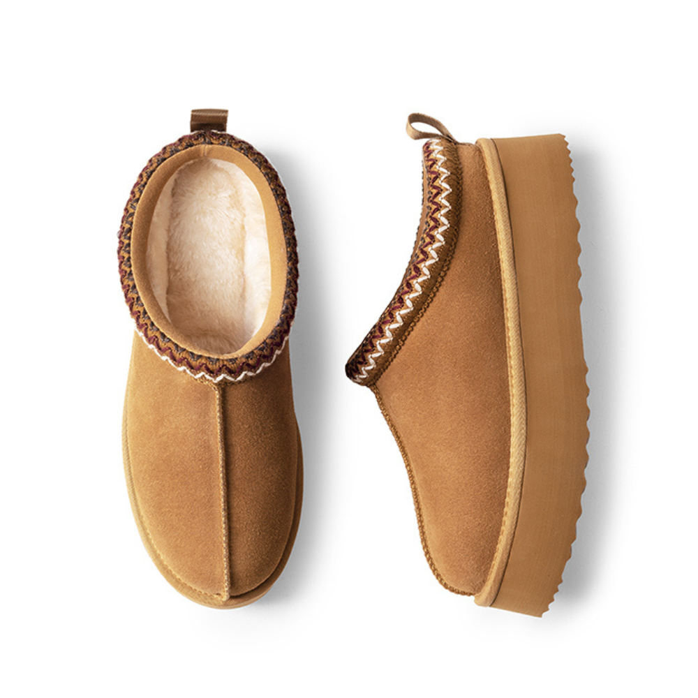 Cozy Platform Slip-Ons