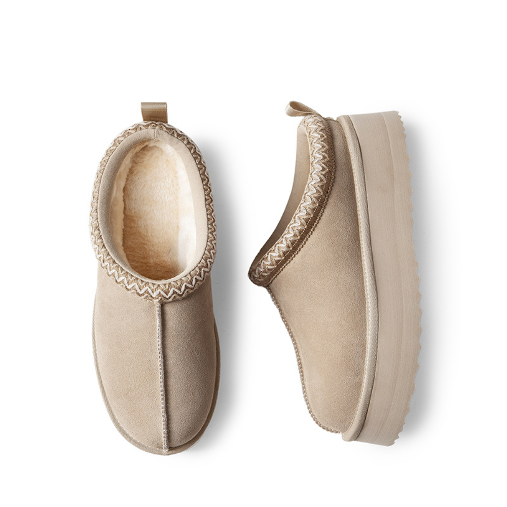 Cozy Platform Slip-Ons
