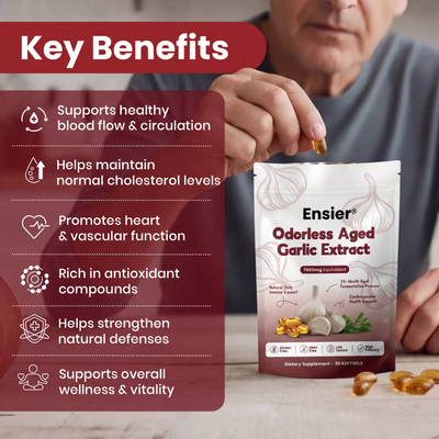 Aged Garlic Extract - 7500mg Odorless Softgels