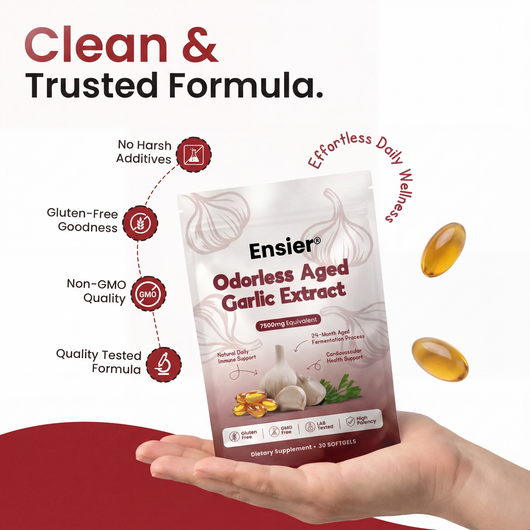 Aged Garlic Extract - 7500mg Odorless Softgels