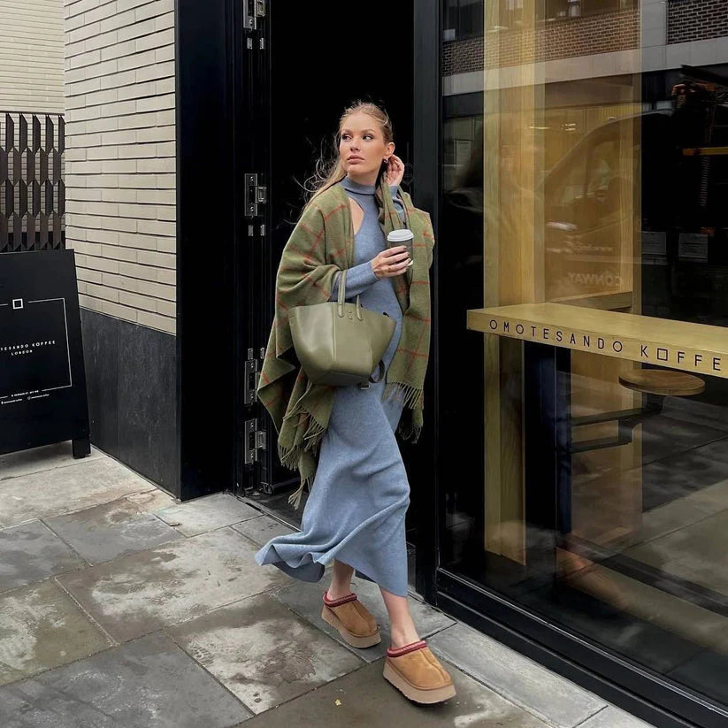Cozy Platform Slip-Ons